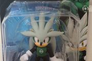 Sonic x DC Silver Green Lantern 6cm Jakks Pacific Figure NEW IN BOX