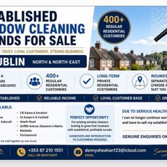 Established Window Cleaning Rounds