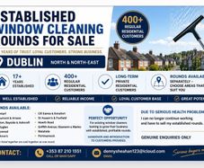 Established Window Cleaning Rounds