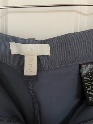 H&M place blue trousers