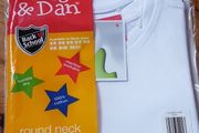 BNIP 2 White Teeshirts Age 4-5