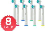 New 8 pcs Oral-B Braun Vitality Replacement Electric Toothbrush Head Oral B #388