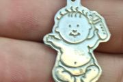 New Baby Sterling Silver Pendant Set
