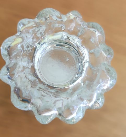 Vintage Opalique Glass Candlestick/Carisma Cologne Bottle Avon Empty Bottle 9.5"