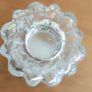 Vintage Opalique Glass Candlestick/Carisma Cologne Bottle Avon Empty Bottle 9.5" Image 4