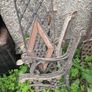Cast iron Garden bench ends + backs Image 2