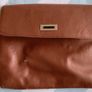 Urban Outfitters Brown Leather Clutch Handbag Image 3