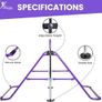 Gymnastics bar for kids - A great piece of gymnastic equipment for home use for a range of ages - Rings and hand grips included Image 3