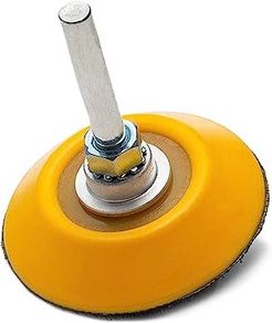 Glass Polish 12001 | Hook and Loop Backing Pad, Spindle Pad for Drill | Thread M6 with Universal Drill attachment | 50mm