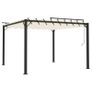 Gazebo 3x3m with Adjustable Louvered Roof Image 2