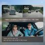 Dash Cam Front Rear and Inside Three Channels 1080P with IR Night Vision, Car Camera SD card included, Dashboard Camera Dashcam for Cars 170 Wide Angles, HDR, Motion Detection and G-sensor Image 7