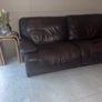 3 seater Leather couch recliner Image 2
