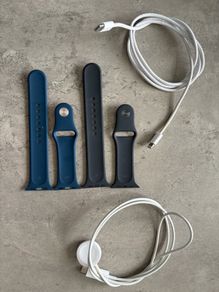 Apple Watch strap and chargers