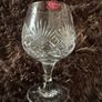 A pair of crystal brandy glasses/snifters. Image 6