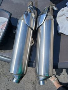 Honda Motorcycle muffler x2