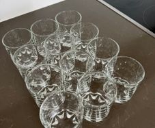 Set of 12 Hobnobs Glass Tumblers (250ml)
