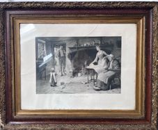 Attractive ornate framed print