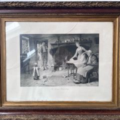 Attractive ornate framed print