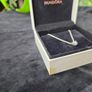 Authentic Pandora Sterling Silver Sparkling Elevated Heart Pendant Necklace with Box Image 8