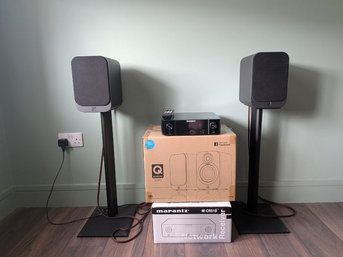Q Acoustics 3020 Speakers & Marantz M-CR510 Bundle