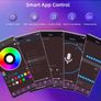 30M RGB for Smart LED Strip with App & 44-Key Remote Control, Music Sync, Timer, Dimmable Color Changing Compatible for RGB Compatible for Smart, Parties, Christmas Tree, Bedside & Room Lighting Image 7