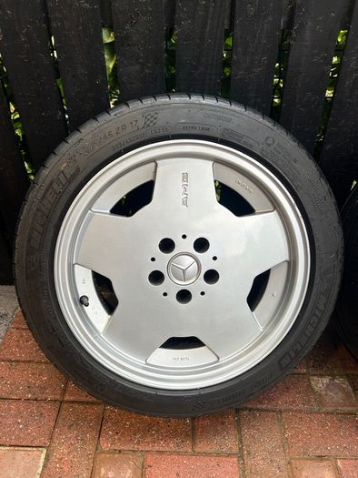 17" Mercedes AMG Aero Alloys with Michelin Tires