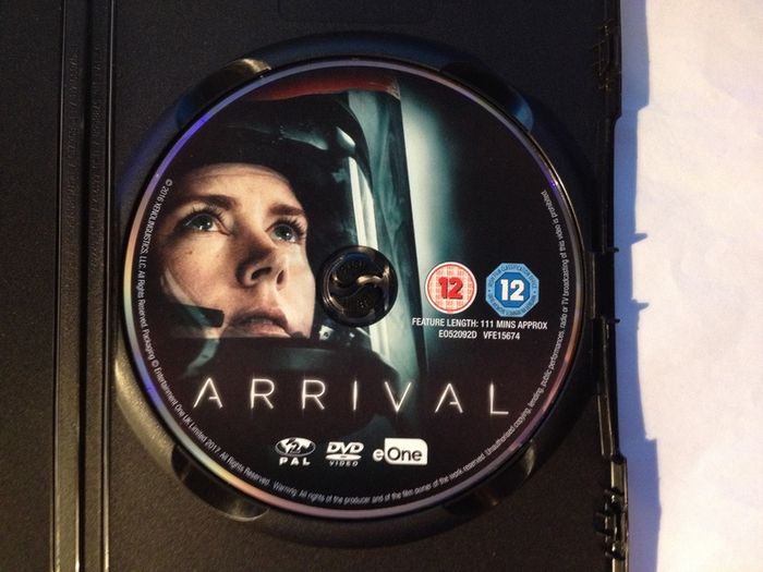 Arrival [2016] Amy Adams, Jeremy Renner & Forest Whitaker [Movie DVD]