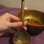 Hand Painted USSR Wooden Bowl and Spoon Image 5