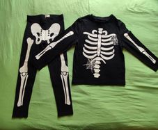 Halloween skeleton set