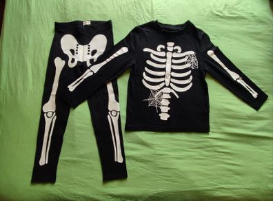 Halloween skeleton set