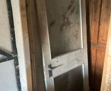 Door with glass