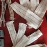 Antique oil lamp chimneys and wicks . Image 2