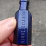 Rare Not To Be Taken 1/2oz blue glass bottle Image 2