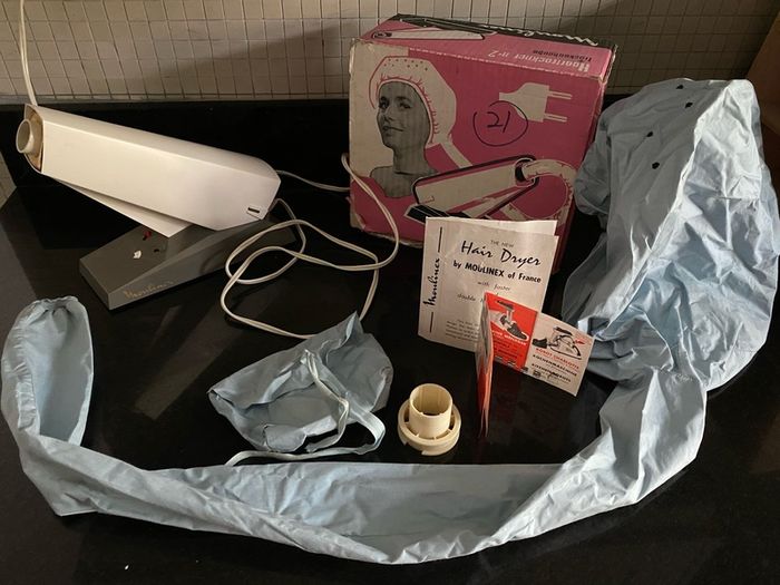 vintage 70s hairdryer retro cool
