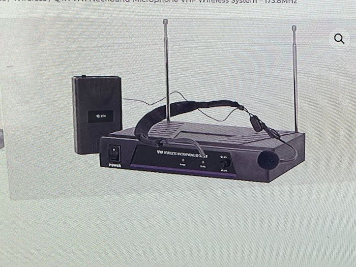 Wireless headphone mic system