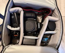 Canon eos 80d with Canon EFS 18-55mm lens!
