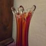 Mid Century Glass Swung Vase Image 7