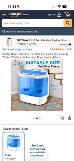 Portable Washing Machine / Dryer (unused)