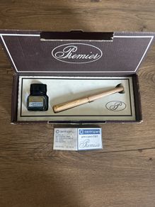 Wooden Fountain Pen Set with Ink