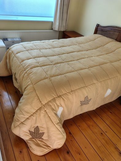 Luxury Heavy Quilted Double Bedspread Set