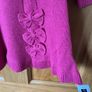 Girl's Roller Neck Pink Knitted Dress | Size 4 years Brand New Image 2