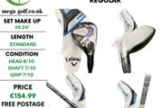 Callaway Paradym Ai Smoke HL Hybrid / #5 24 Degree / Cypher Sixty 5.5 Regular