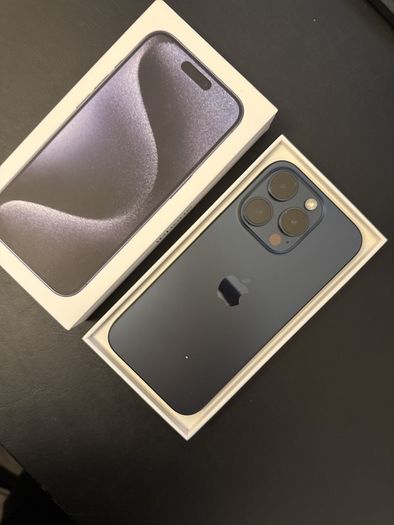 iphone 15 Pro, 256GB, Blue Titanium, Unlocked