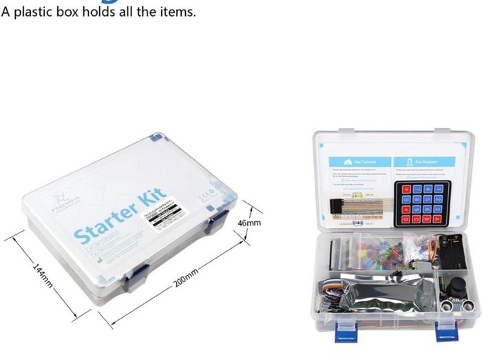 Ultimate Starter Kit for Raspberry Pi 4 B 3 B+ 400, 558-Page Detailed Tutorial, Python C Java Scratch Code, 223 Items, 104 Projects (FREE POSTAGE)