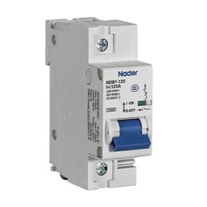 NADER DIN Rail Mount High Current Circuit Breaker 125 A MCB
