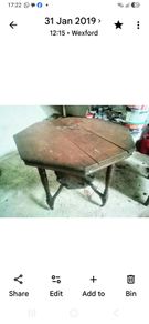 Octagonal Two Tier Table