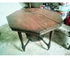 Octagonal Two Tier Table