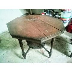 Octagonal Two Tier Table