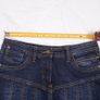 Yessica Dark Wash Indigo Denim Pleated Mini Skirt 10UK/38EU Image 9