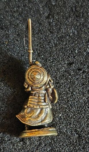 Miniature brass samurai figures ( 4 )